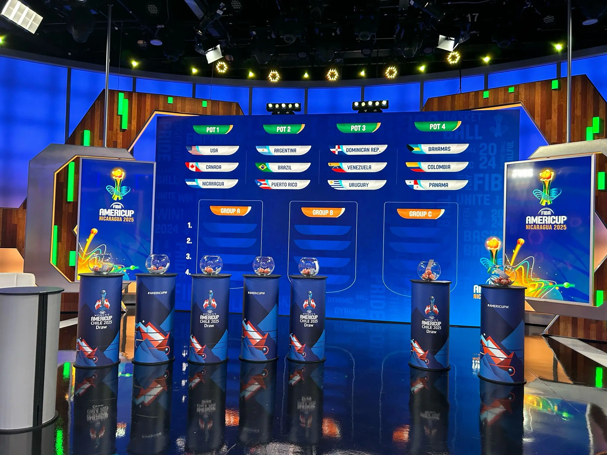 TELEMUNDO CENTER PRODUCED THE FIBA DRAW FOR ITS 2025 TOURNAMENTS